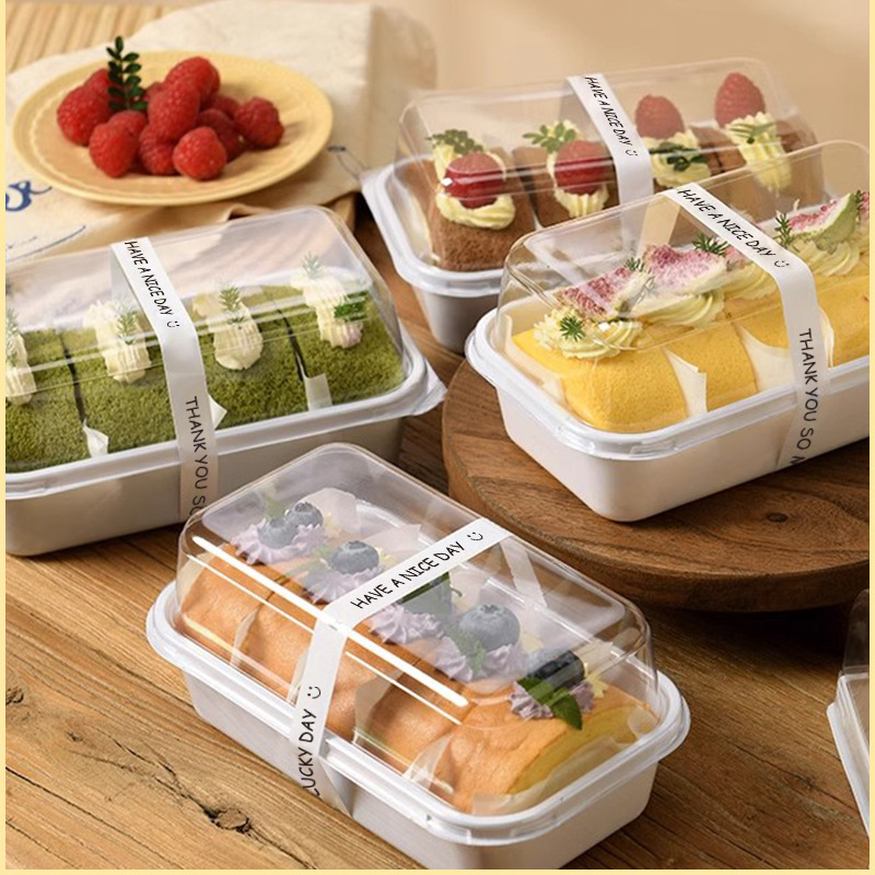 Fabricantes de productos en línea en el punto de la explosión de tiras largas pegatinas de horneado caja de pastel empaquetado pegatinas de sellado alargadas pegatinas de decoración de postre image 5