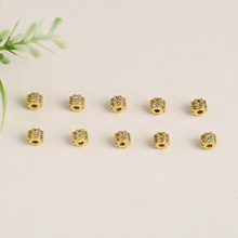 18K��ɫ�Ƕ�ʯ���鴮���D�\��diy�ִ���������Ʒ������l