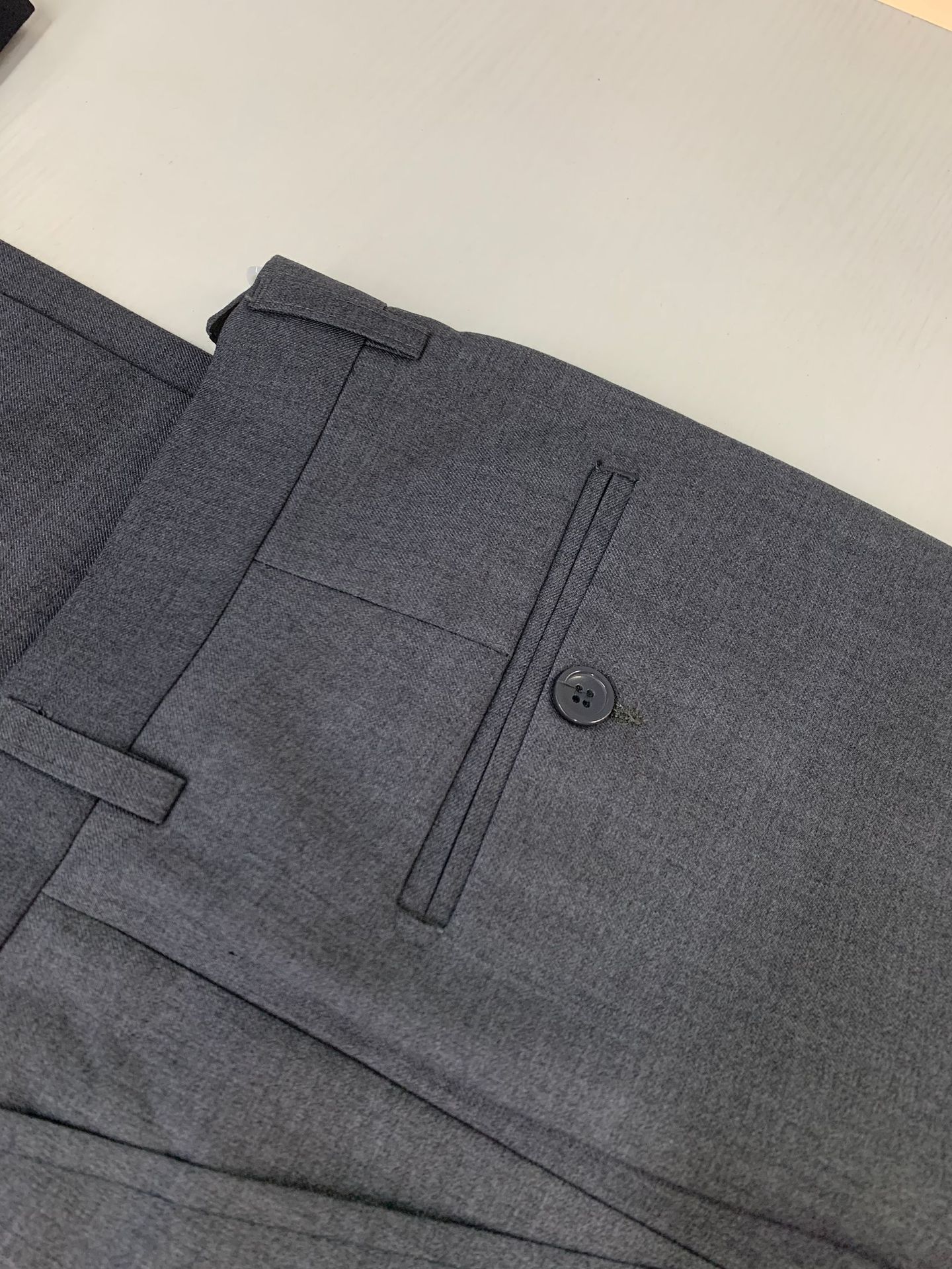 Men's Clothing Slim Fit Business Suit Pants Professional Wrinkle Free Stretch Trousers British Style Casual Wear_viptrois.com