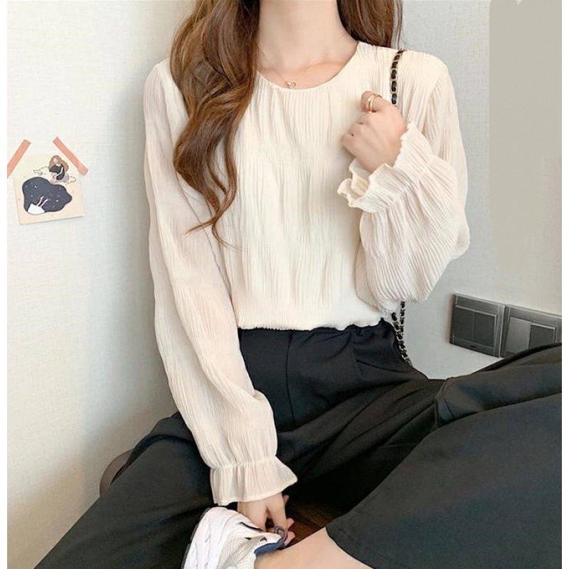 Japanese shiffon beach summer long-sleeve