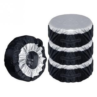 Cross-Border Hot Selling 210D Oxford Cloth Car-Specific Tire Cover Spare Tire Protective Cover Waterproof Storage Bag