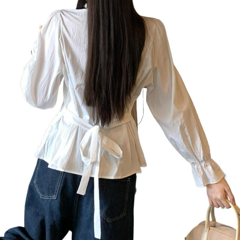 2025秋季新款大码女装时尚长袖衬衫女显瘦上衣|undefined