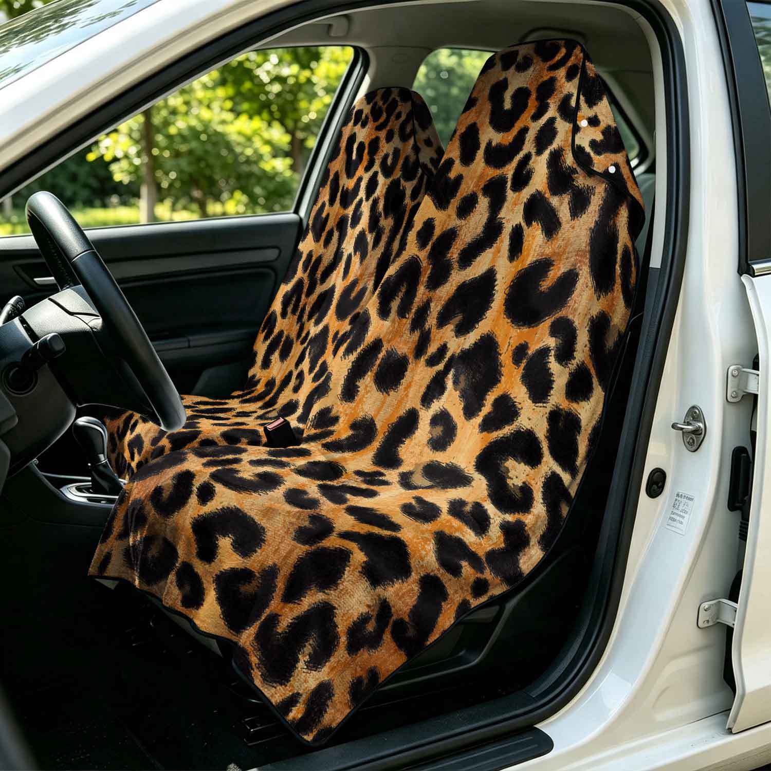 2-piece dual-use car seat cover, ultra-fine fiber, can be used as a beach towel, printed car protective seat cover 13