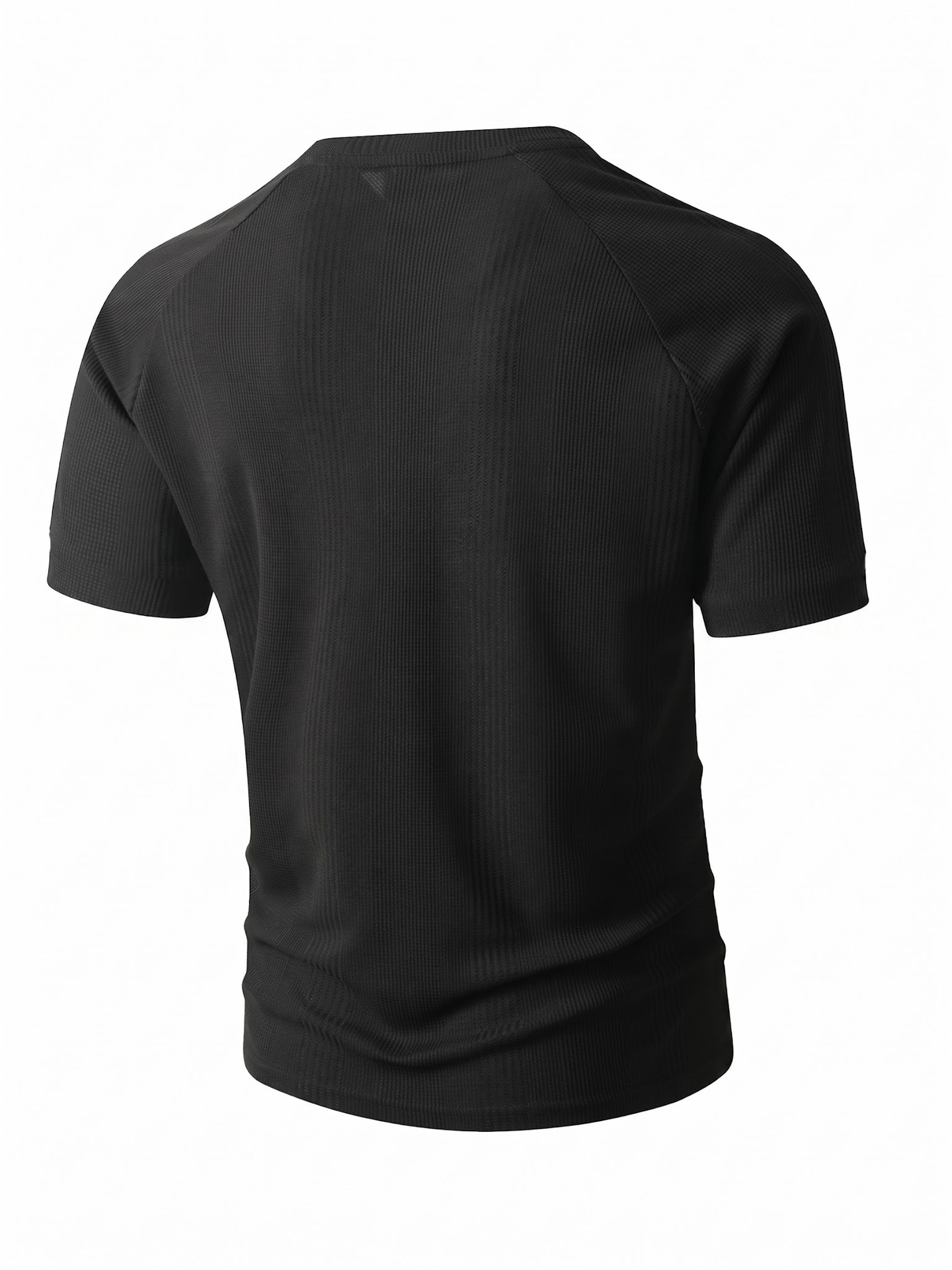 Men's Clothing Men's Summer Shirt Long Sleeve Round Neck Vertical Stripe Style Henry Base T-Shirt For Formal & Casual_viptrois.com