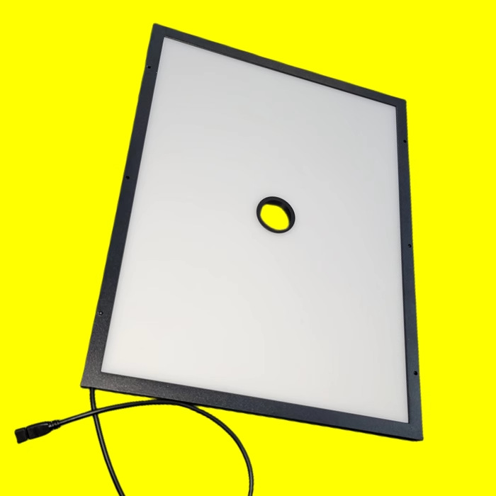 高均匀工业自动化机器视觉开孔面光源底部侧发光中孔背光源