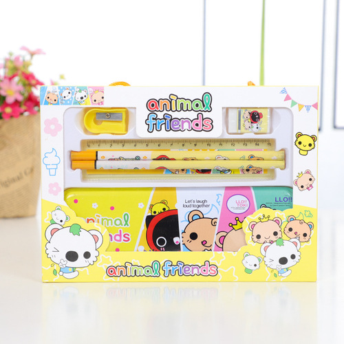 Creative stationery gift box set primary school students learning stationery supplies Children's Day birthday gift back-to-school rewards