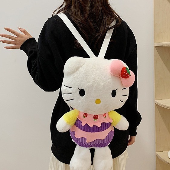 小額卸売りの玉桂犬のぬいぐるみのリュックサックの女の子のかわいいクロミの肩の斜めのショルダーバッグの親子プレゼント|undefined