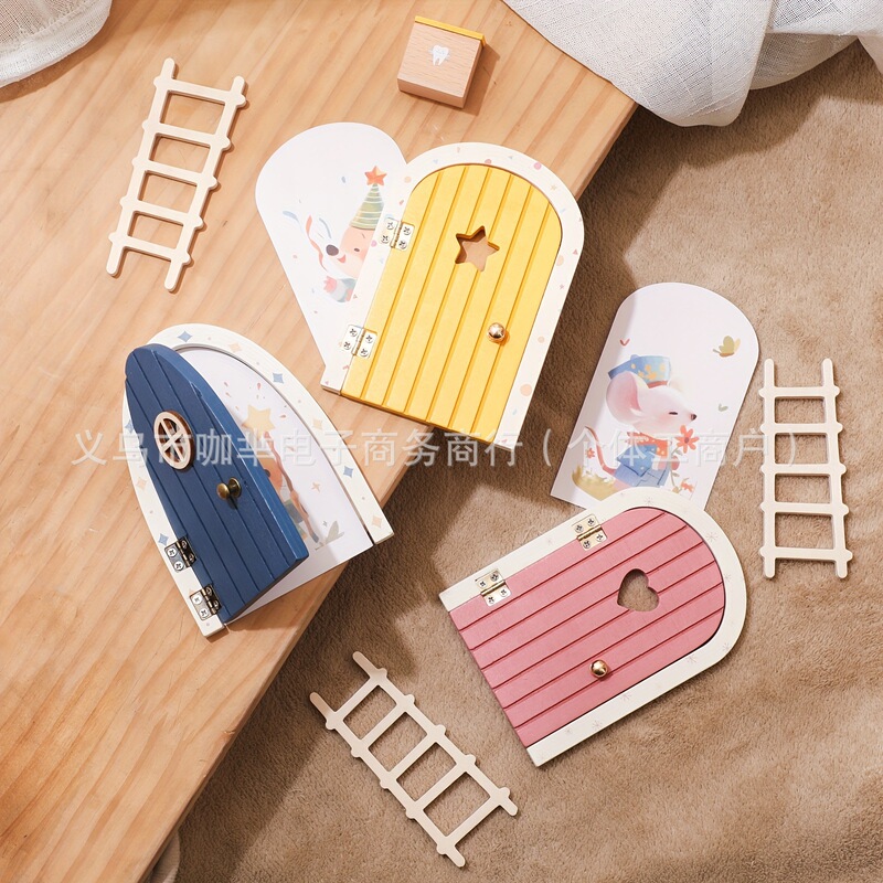 Amazon Hot Item: Nordic Style Cute Wooden Children's Playmate Toy Elf Door for Visual Development and Fairy Tale Fun Amazon Hot Item: Nordic Style Cute Wooden Children's Playmate Toy Elf Door for Visual Development and Fairy Tale Fun