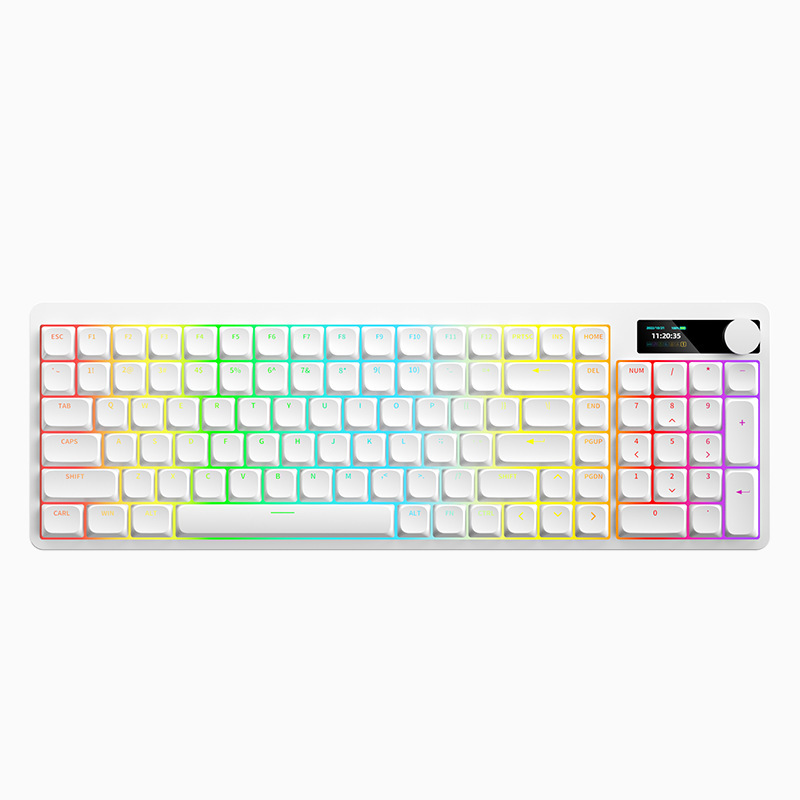 卸売 H75 3 モード低軸メカニカルキーボードワイヤレス有線オフィスポータブル超薄型高価値 Bluetooth キーボード|undefined