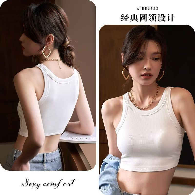 Bra para correr ropa interior de yoga chaleco de mujer fijo cojín de pecho cinturón de hombro delgado cinturón de belleza de espalda ligero bra de fitness transpirable