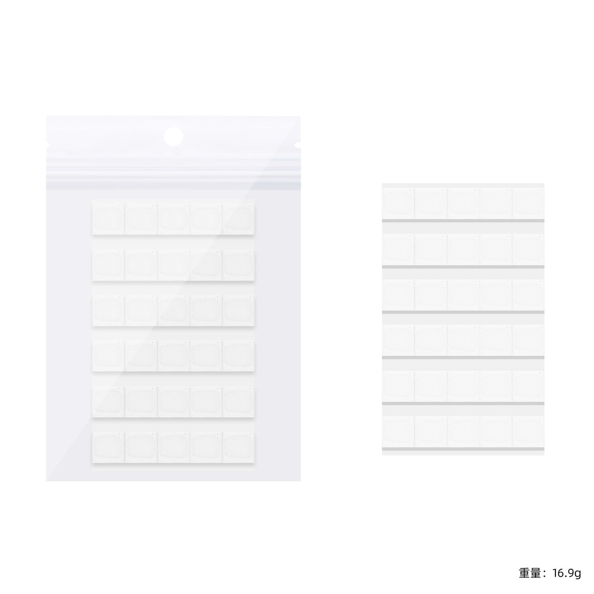 30 grains clay white