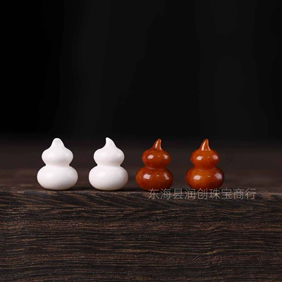 Xizang-style high-quality porcelain camel bone gourd DIY Buddhist bead bracelet accessories, side-hanging beads, and accessories