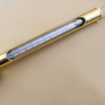 水温表 海水温度计-6+40℃ 精度0.2℃ 表层水温表芯 红水 水银