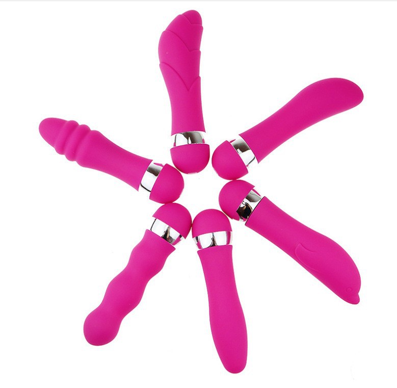 Small King Kong Mini Vibrator, Rose Red ABS Massage Stick for Women — detail image 4