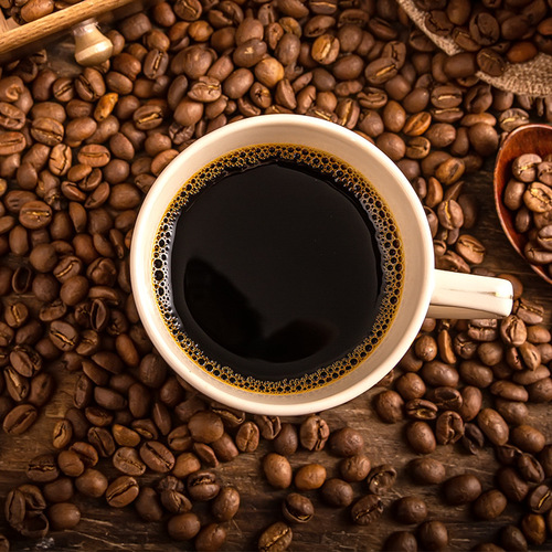 Enzyme Black Coffee Instant American Coffee Powder Strong Aroma Fullness Meal Replacement Powder Instant Solid Granules