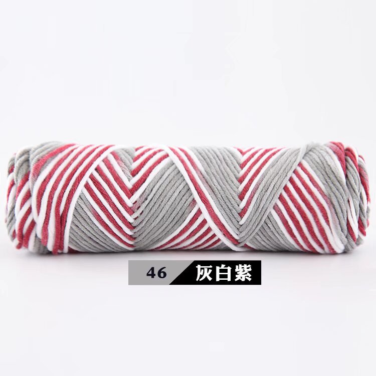 46 gray white purple