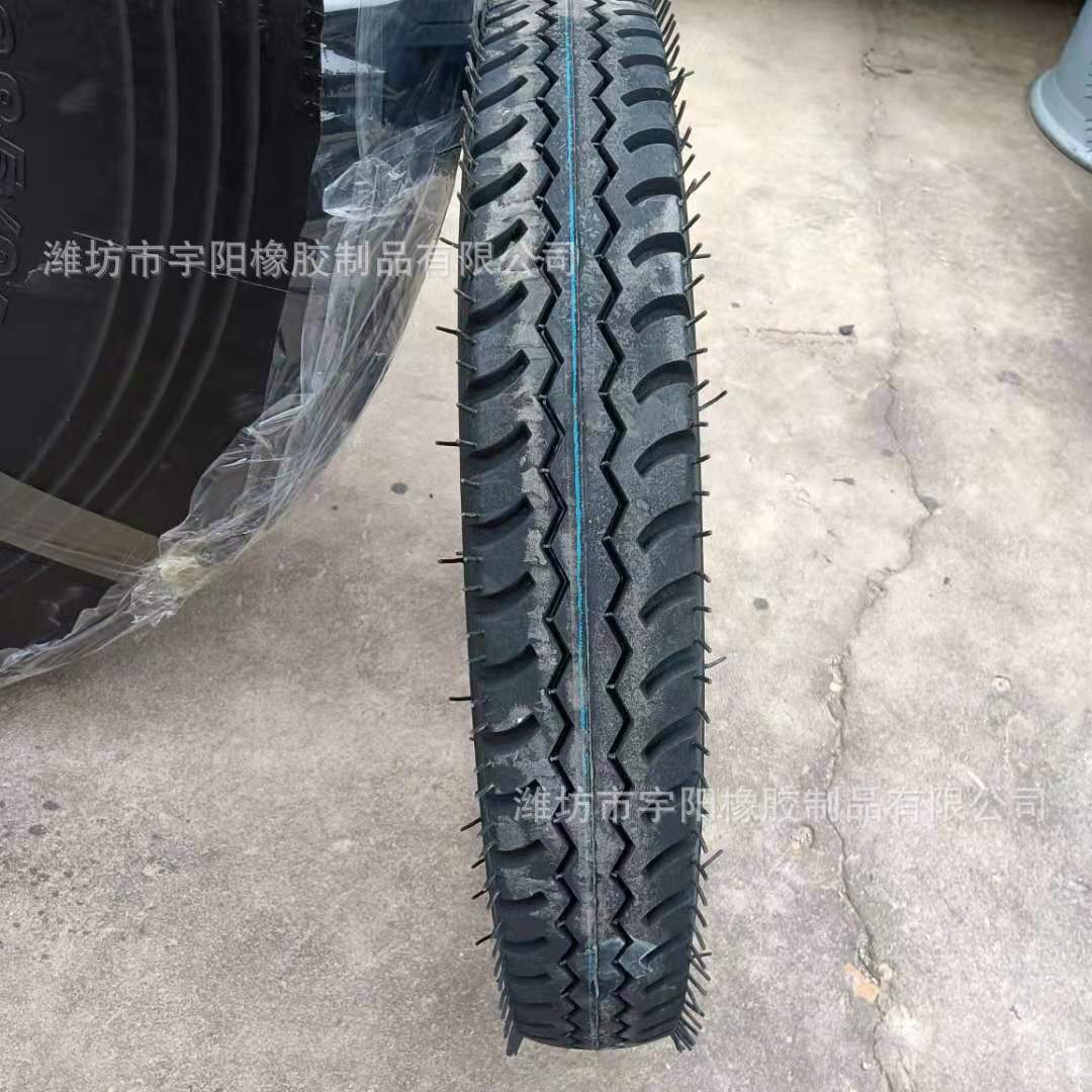 导向轮胎 水曲花纹 5.00-16    农用车前轮轮胎 加厚10层