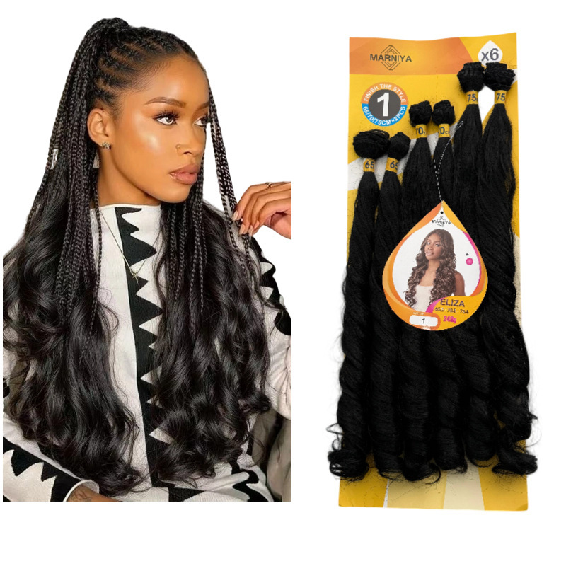 Direct manufacturer high-temperature fiber French curly hair 355g 18/20/ 22inch multi-color synthetic fiber wig hairpiece Direct manufacturer high-temperature fiber French curly hair 355g 18/20/ 22inch multi-color synthetic fiber wig hairpiece