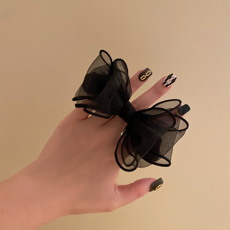 Bow Knot Pattern Fashion Bow Knot Cloth Handmade Hair Tie 1 Piece