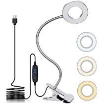 Lámpara de escritorio de lectura de protección ocular de comercio electrónico transfronterizo estudiante escritorio dormitorio noche atenuación color juego USB clip lámpara de escritorio