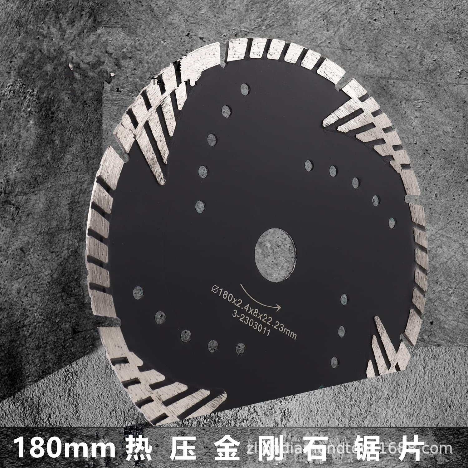 180 mm金刚石切锯片7寸三角波纹尺护齿切割片2.4厚度 跨境直销