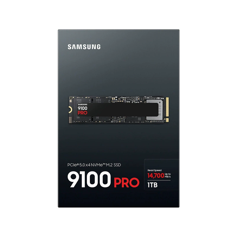 Samsung 9100PRO M.2 NVMe PCIe5.0 SSD твердотельный диск для настольных ПК и ноутбуков 2280