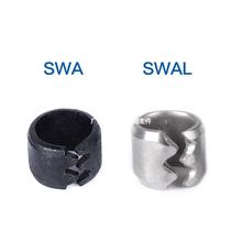 定位销防松脱弹簧塞SWA/SWAL不锈钢防脱塞卡簧开口固定销米思米