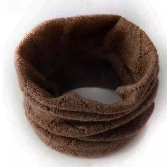 Color sólido chaqueta de lana cálida bufandas de terciopelo unisex hoodie de punto pequeño cuello protector de cuello