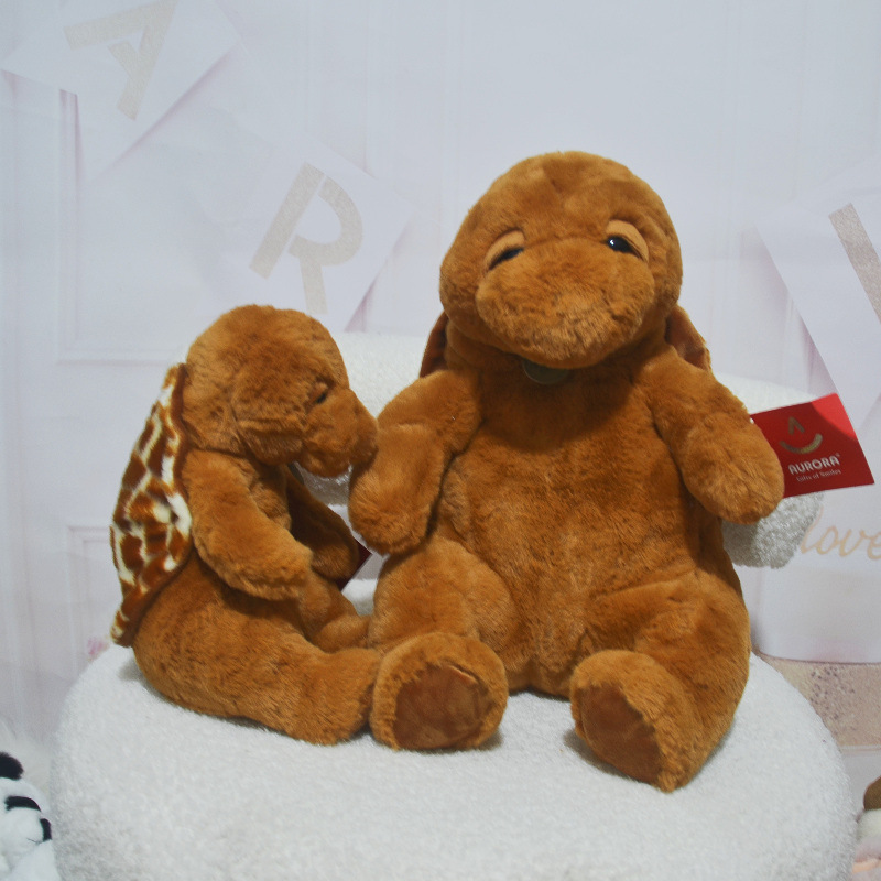 Aurora Linda muñeca suave Panda tortuga cerdo elefante oso de peluche de juguete para dormir calmante muñeca al por mayor