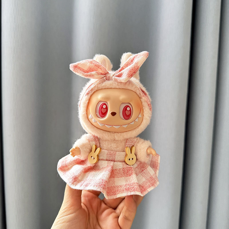 仅售衣服] 一二代钥匙扣La布布衣服挂件拉布布娃衣连衣裙珍珠发饰|undefined