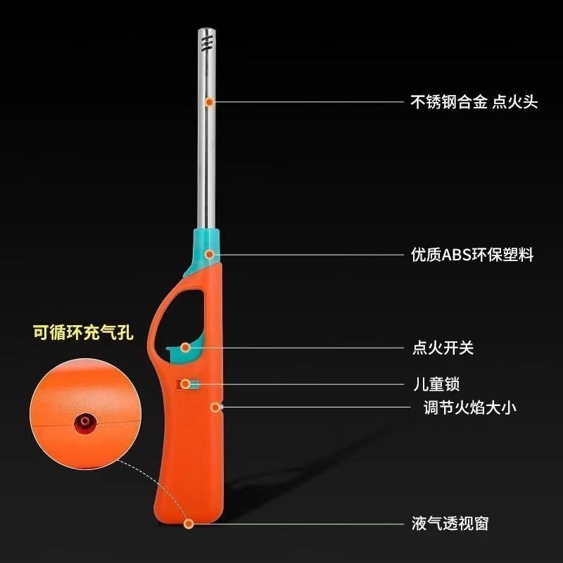 ファイヤーガンイグナイターガスストーブ点火ガン安い家庭用拡張ライター 1 個|undefined