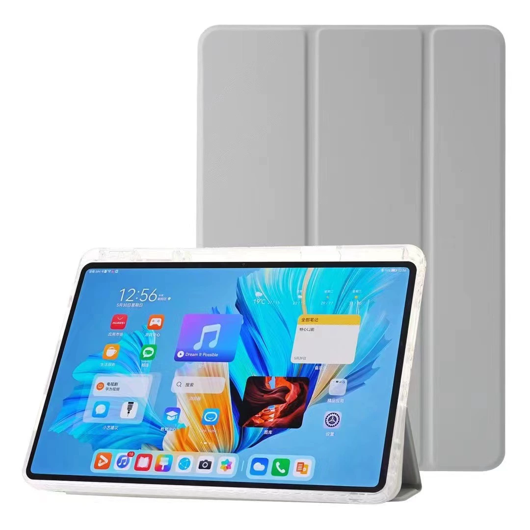 Подходит для Huawei Matepad 11.5s, плоский защитный чехол с отделением для ручки, прозрачный акриловый кожаный чехол Air с защитой от падений