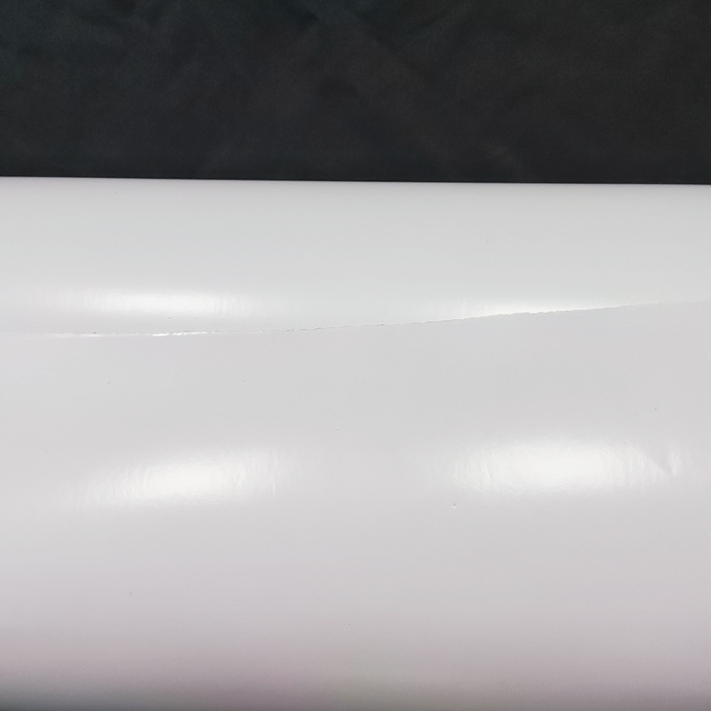 Pegamento blanco vinilo pegatinas de carrocería HS140PVC materiales publicitarios foto inkjet pegatinas signos al aire libre ventas directas de la fábrica