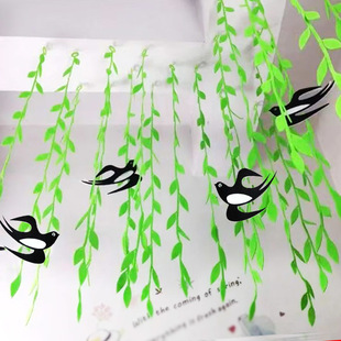 Kindergarten Hanging Ornament Air Mall Decoration Shop Hanging Ornament Creates Wicker Corridor Spring Creative Classroom Layout