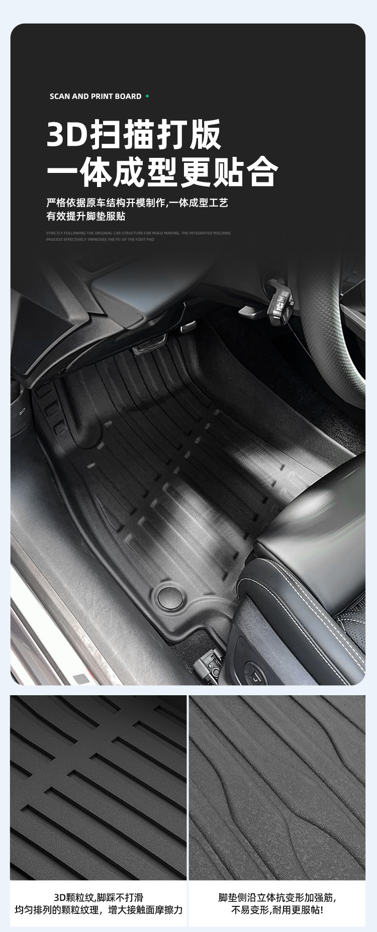 Suitable for 25 Audi A5L Sportback Car Floor Mats, Special Tpe Floor Mats and Trunk Mats
