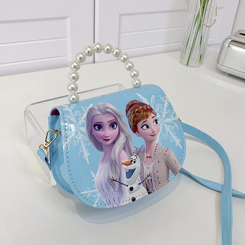 2024 nuevo bolso de hombro de hielo y nieve para niños de moda princesita salvaje fuera de la tendencia Aisha bolso de mensajero portátil lote