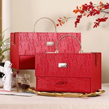 伴手礼盒高档双层礼品盒结婚送伴娘礼盒生日礼物盒高级喜糖盒空盒