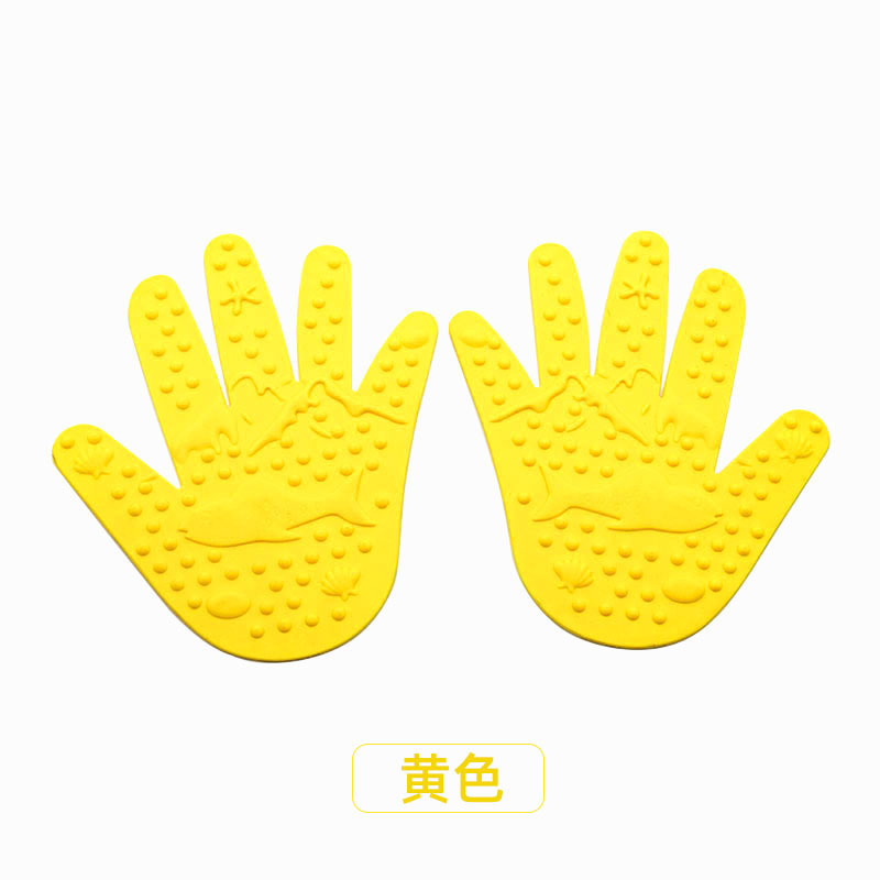 Equipo de entrenamiento sensorial para niños huellas huella de mano pie signo placa Palm pad divertido equipo de entrenamiento sensorial