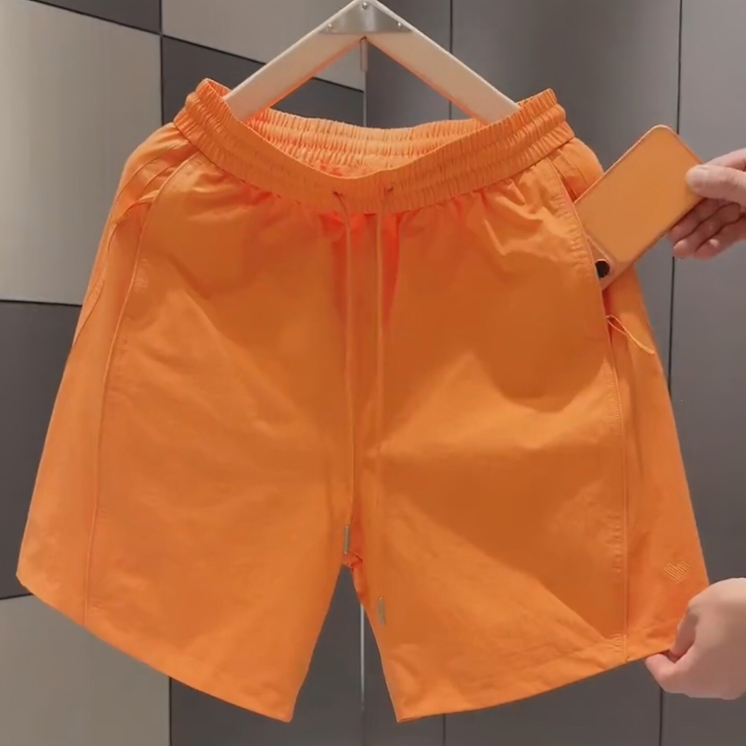Men's Clothing Men's Quick Drying Casual Sports Shorts Summer Loose Fit Trendy Brand Versatile Candy Colors Bottoms_viptrois.com