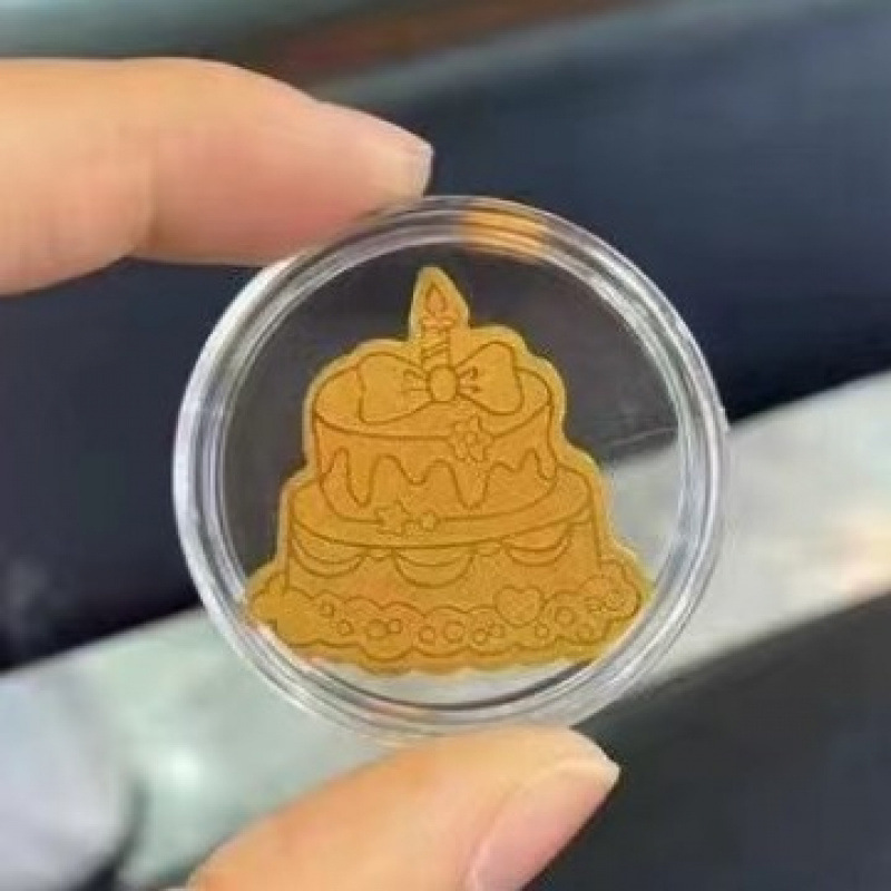 純金 999 携帯電話ステッカー ゴールド 2mg プリンセス、お金持ちになってください、お金の宝庫、お金の神、クリエイティブなステッカー ギフト|undefined