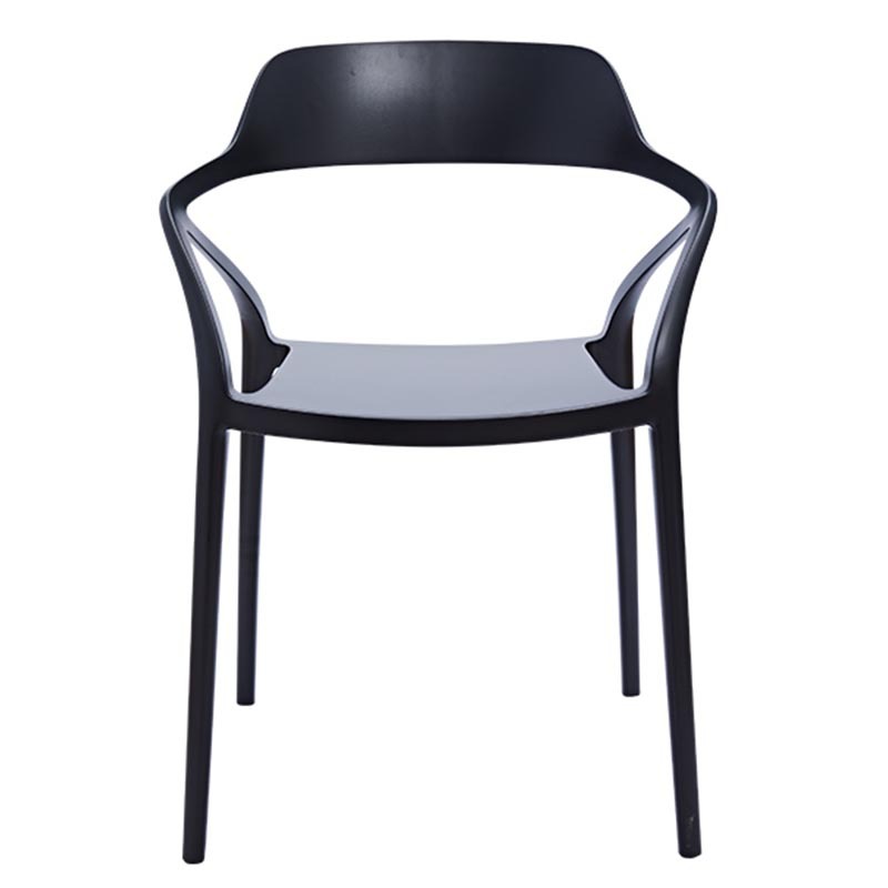 【P-362】简约北欧塑胶餐椅家用客厅网红PP休闲椅一次成型塑胶椅