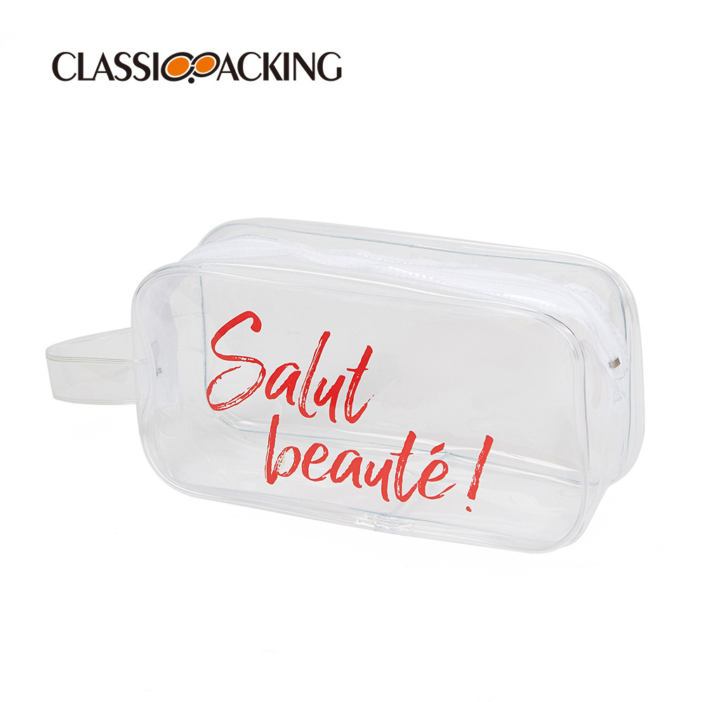 Fábrica al por mayor simple bolsa de lavado material de PVC de gran capacidad de viaje al aire libre bolsa de almacenamiento impermeable se puede imprimir logo