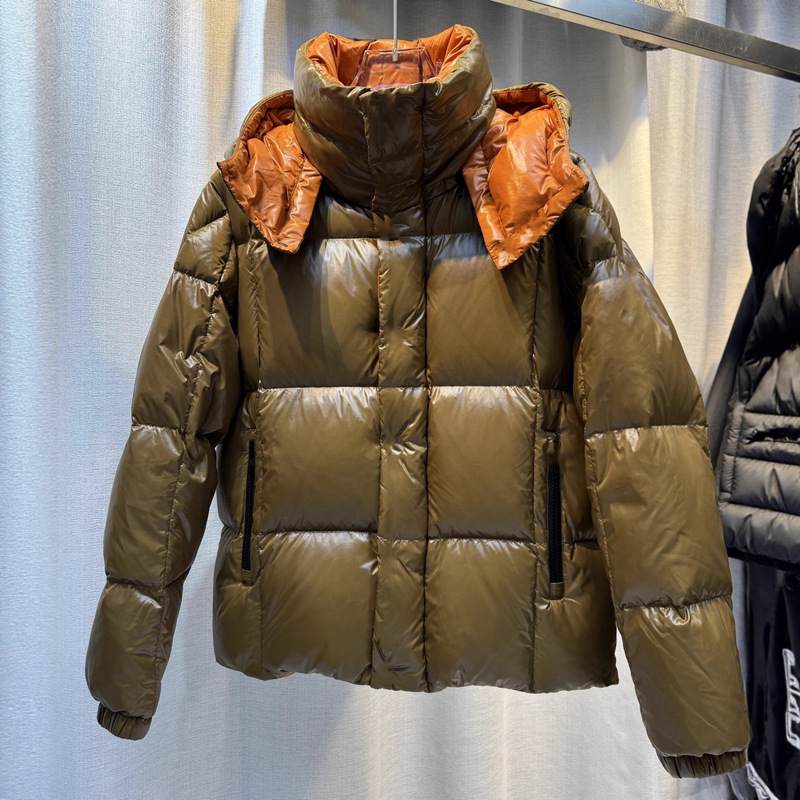 Hot-Selling Exclusive Edition High-Quality In-Stock Mengjia 25 New Style Bread down Jacket Couple's Model with 90% Goose down Filling