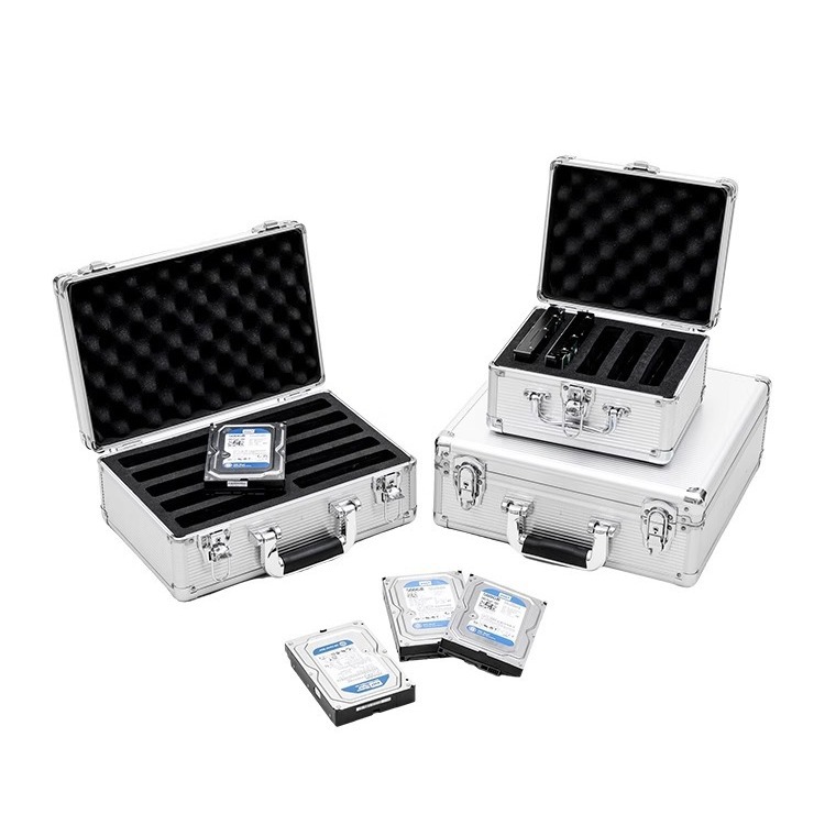 알루미늄 합금 하드 디스크 저장 상자 3.5 인치 | 2.5 인치 모바일 하드 디스크 보호 상자 기계적 하드 디스크 저장 방습 상자