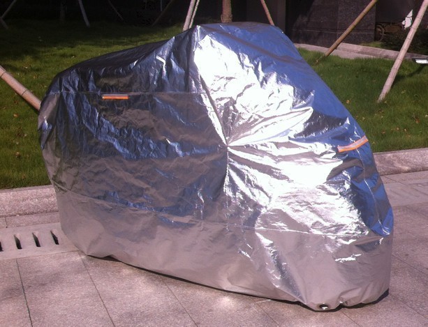 Aluminum Foil Sun Protection Car Rainproof and Dustproof Electric Car Cover Scooter Car Cover Manufacturer Supply