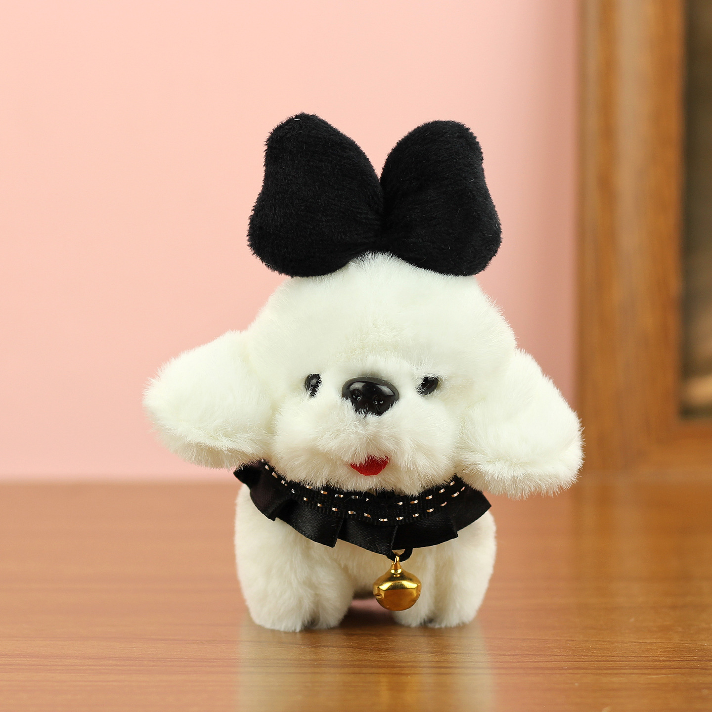 Nuevo arco campana juguetes de peluche perros lindos juguetes de peluche perros colgantes muñecas colgantes muñecas image 7