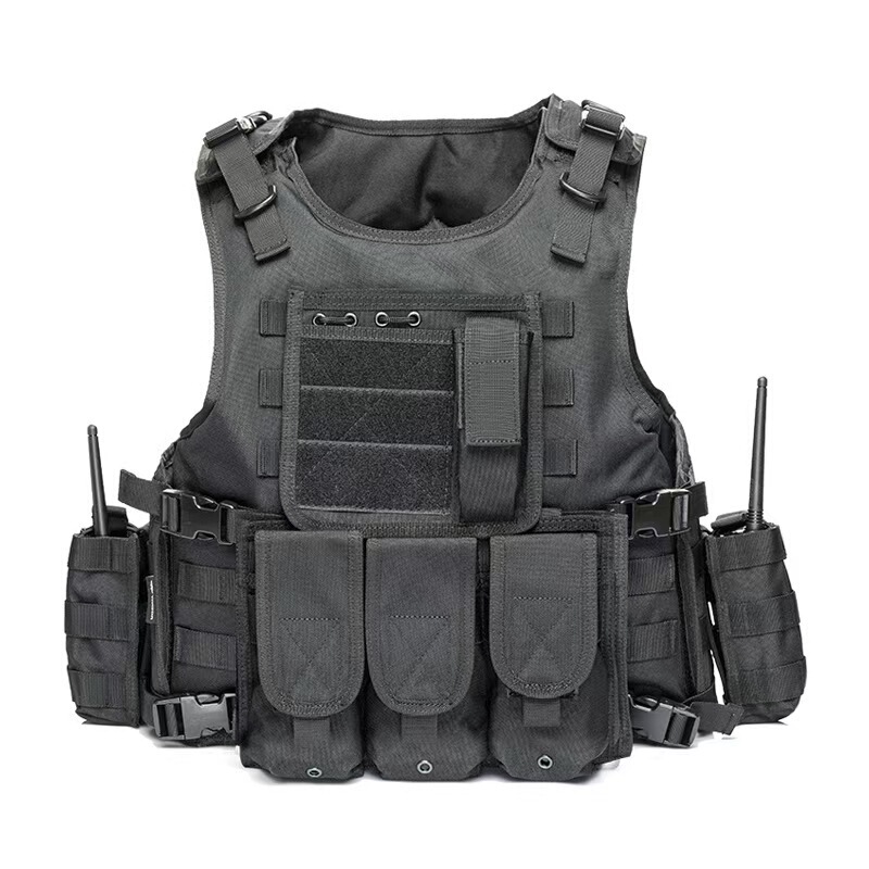 Adult Amphibious Quick-Release Lightweight Multi-Functional Tactical Vest Vest Anti-Stab Insert Plate Bulletproof Vest Cs Outdoor Chest Hanging