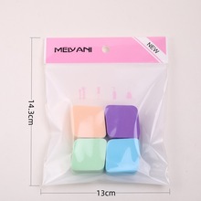 跨境热卖菱形粉扑干湿两用海绵粉扑粉底液粉底膏上妆卸妆粉扑批发