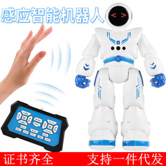 クロスボーダー早期教育インテリジェント電動リモコンロボットロボコップ歌う赤外線子供の AI おもちゃギフト