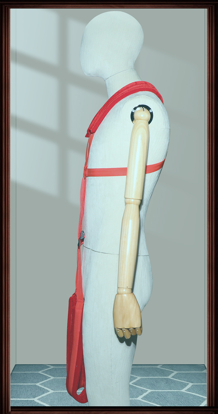 Door Swing Bondage Straps for Adults, Adjustable Restraint Kit with Metal Hardware, Red — detail image 20